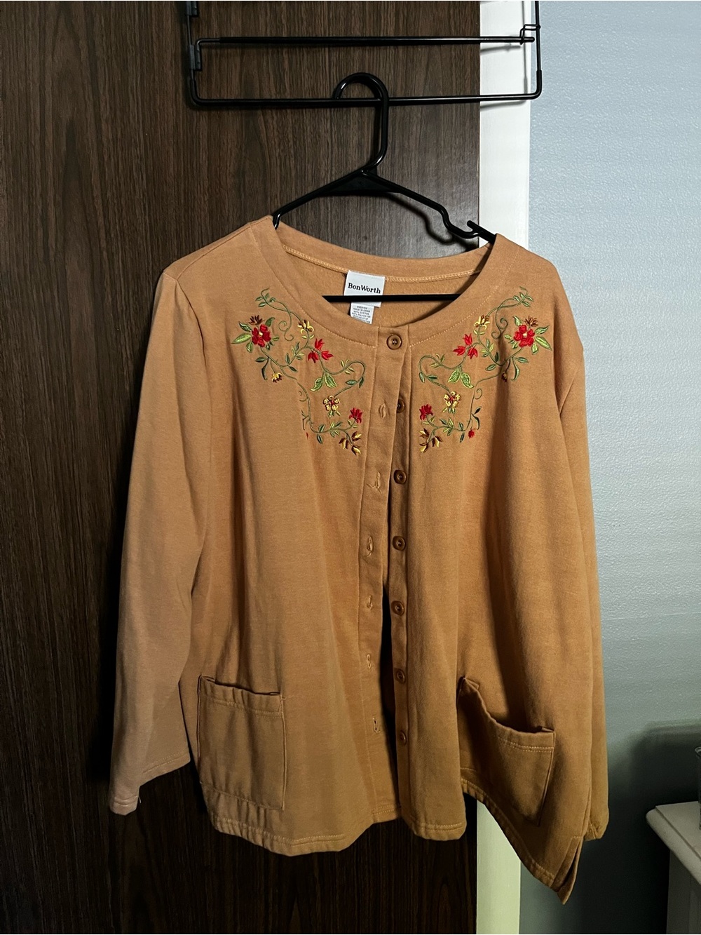 BonWorth Embroidered Shacket